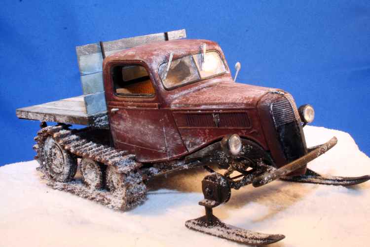 DIORAMAS - Page 2 1937 Ford Snowmobile final 34